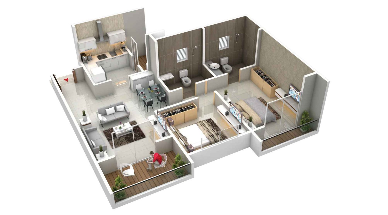 Palm-Drive-Wing-A-2BHK