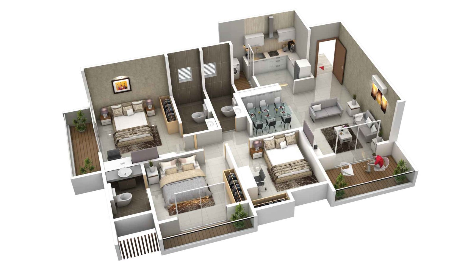 Palm-Drive-Wing-B-2BHK